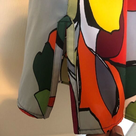 Mix it colorful v neck tunic sz Xl - Picture 3 of 5